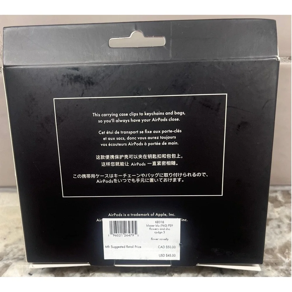 Kate Spade New York Flower Novelty‎ Airpods 3rd Generation Case Blue